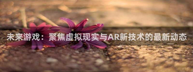 鼎点娱乐平台官网登录：未来游戏：聚焦虚拟现实与AR新技术的最